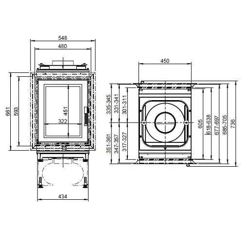 Heizeinsatz Leda Turma H85 DS 14/15 KW 5 Heizeinsatz Leda Turma H85 DS 14/15 KW – Bild 3