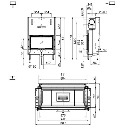 Kamineinsatz Spartherm Varia FD-87h 10,6 KW 6 Kamineinsatz Spartherm Varia FD-87h 10,6 KW – Bild 4
