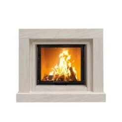 Kaminbausatz Camina N28 9 KW Naturstein-Anlage