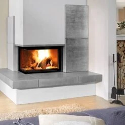 Kamineinsatz SCHMID Ekko L 100(45) H Schiebetür 9 KW (Glas 1-teilig) -Brunner Geschaft ekko l r 100 45 h 1600x1600