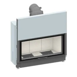 Kamineinsatz SCHMID Lina 100 H Schiebetür 10 KW