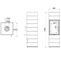Gaskaminofen Leda CORNA Gas -Brunner Geschaft leda corna gas 1600x1600